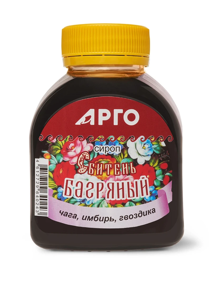 Сироп «Сбитень №7 Багряный», 250 г/180 мл. Арго