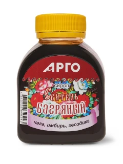 Сироп «Сбитень №7 Багряный», 250 г/180 мл. Арго