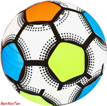 Фото для Мяч надувной 21см Веселый футбол