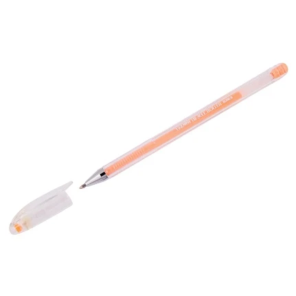 Фото для Ручка гелевая CROWN Hi-Jell Pastel оранжевая 0,5мм