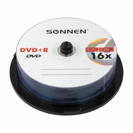 Фото для Диск DVD-R SONNEN 4,7GB 16х