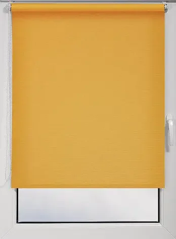 Фото для Штора рулонная SEASONS Shantung желтый 70х150 8204