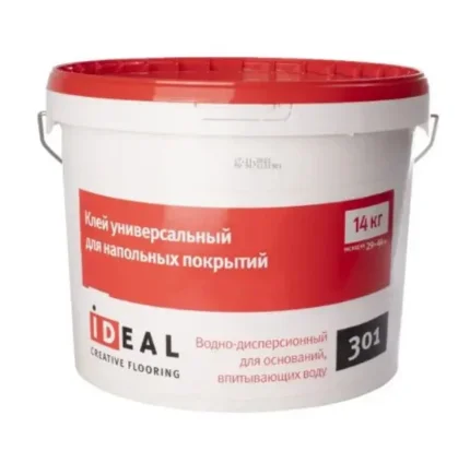 Клей Ideal 301 для коммерческого ПВХ-линолеума 14 кг