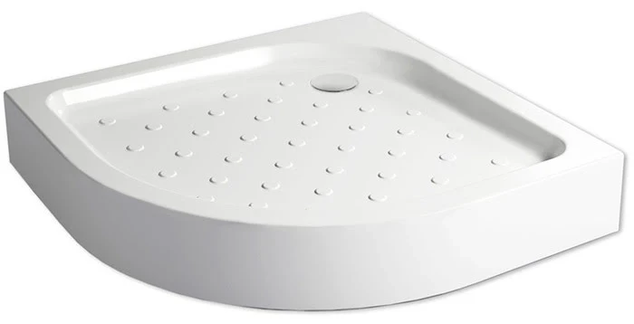 Фото для Душевой поддон 900х900 полукруг, акриловый, белый