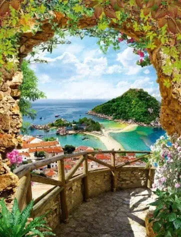 Фото для Фотообои Каменная арка 196х260см VIP А-190, 8 частей