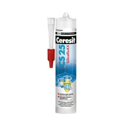 Фото для Затирка силиконовая Ceresit CS 25 07 цвет натурал 280 мл