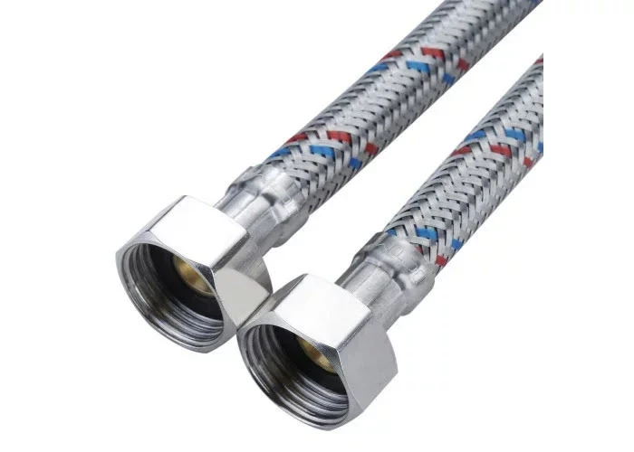 Фото для Гибкая подводка Гигант для воды в стальной оплётке, Г-Г 1/2" 50 см