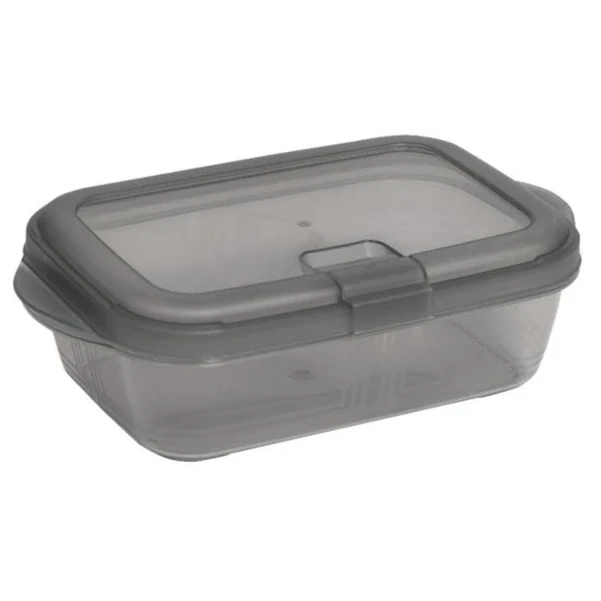 Фото для Контейнер для СВЧ Push 0,9л (графит) 210х127х64мм