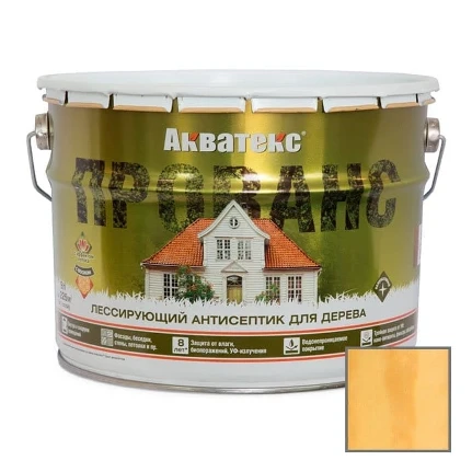 Фото для Антисептик для дерева Акватекс 9л Сосна