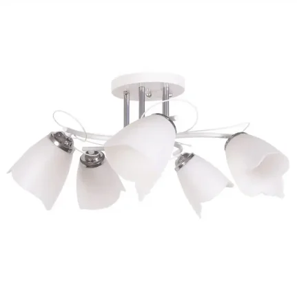 Фото для Светильник потолочный 1009/5 WT+CH 15Вт Е27