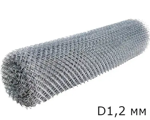 Сетка рабица ячейка 25х25мм, толщина 1,2; 1,6 мм, 1,0х10м