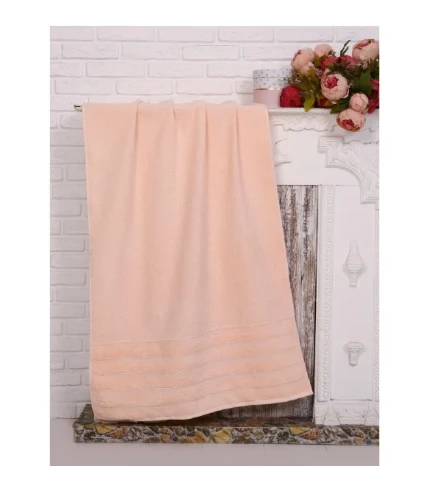 Фото для Полотенце 50х90 махровое Олимп, персиковый