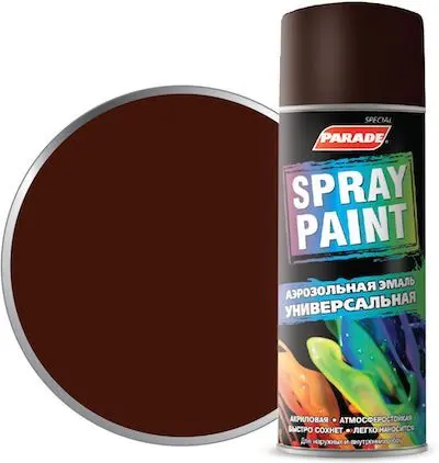 Эмаль PARADE Spray Paint, шоколадно коричневый, 520 мл