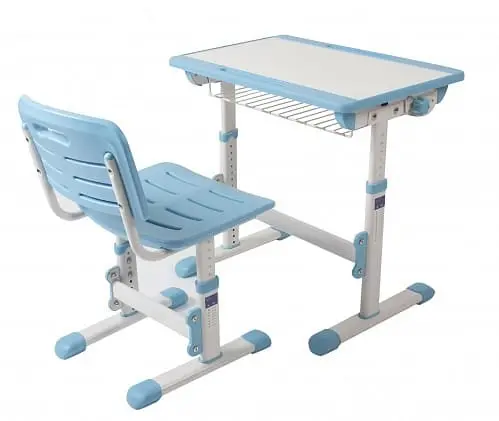 Акция! Комплект стол+стул трансформер "EVOLIFE Minimax" (голубой), арт. MMB