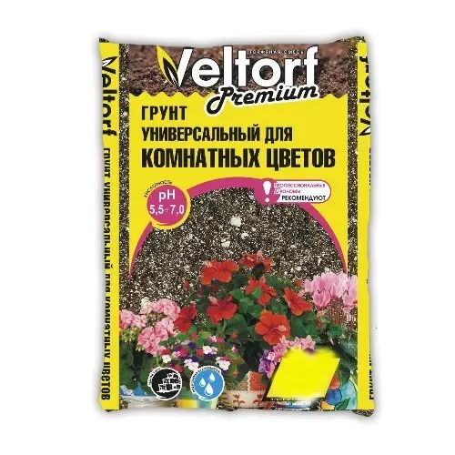 Грунт универсальный для комнатных цветов 50 л Veltorf