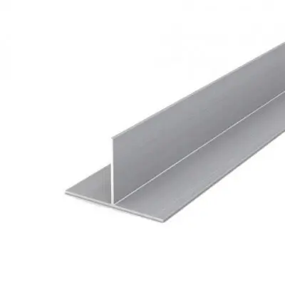 Тавр алюминиевый 40х25х3 мм, 2 м, цвет серебро