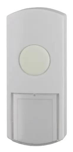 Кнопка дверного звонка ЭРА D1 проводной, белый