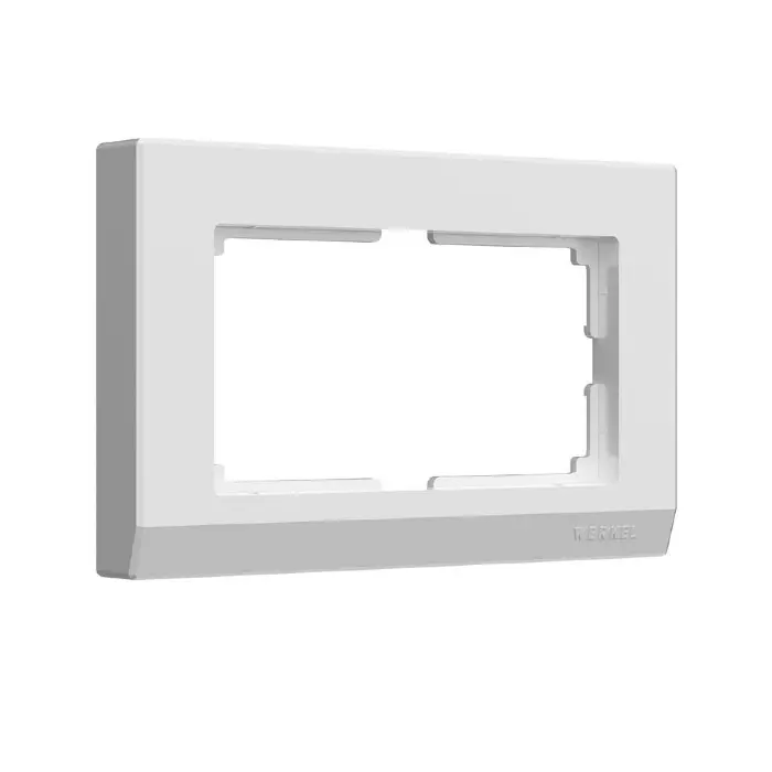 Рамка для двойной розетки Stark белый Werkel W0081801, WL04-Frame-01-DBL-white