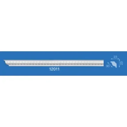 Фото для Плинтус потолочный 12011 1,3м (23х23) мм инжекционный