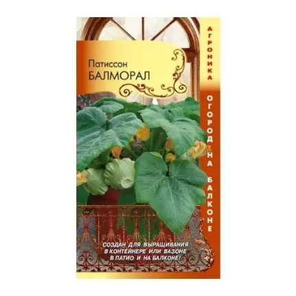 Фото для Патиссон БАЛМОРАЛ 3 шт (плазменные семена) Огород на балконе
