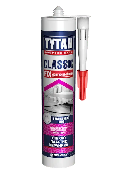 Клей Титан монтажный CLASSIC FIX 62949 прозрачный, 310 мл