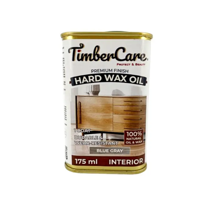 Масло защитное TIMBERCARE HARD WAX OIL с твердым воском, серый холодный, 0,175л, 350104