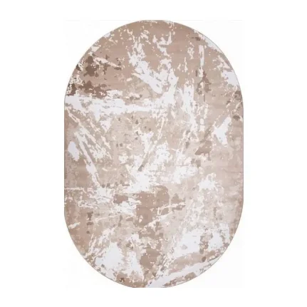Фото для Ковер 0,8х1,5 VALENCIA DELUXE D943 BEIGE-BROWN Овал