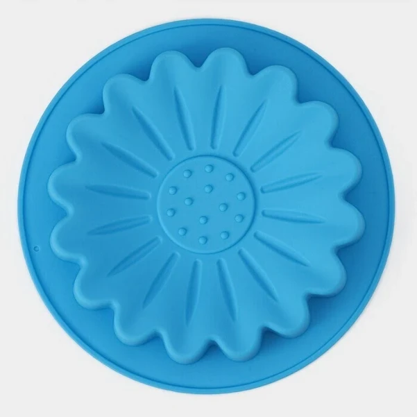 Фото для Форма для выпечки Доляна «Гербера», силикон, d=23 см (внутр. d=19 см), МИКС