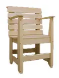 Кресло "Салика" с подлокотниками липа/хвоя