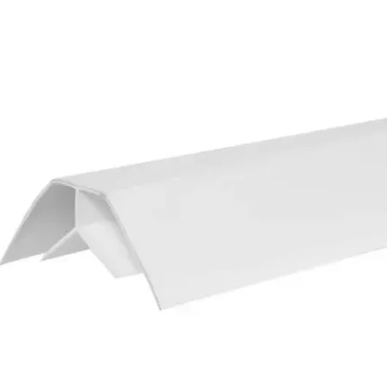 Фото для Угол ПВХ внутренний 10 мм, 3м ярко белый