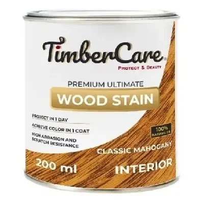 Фото для Масло тонирующее TimberCare Wood Stain 0,2л классический махагон 350013