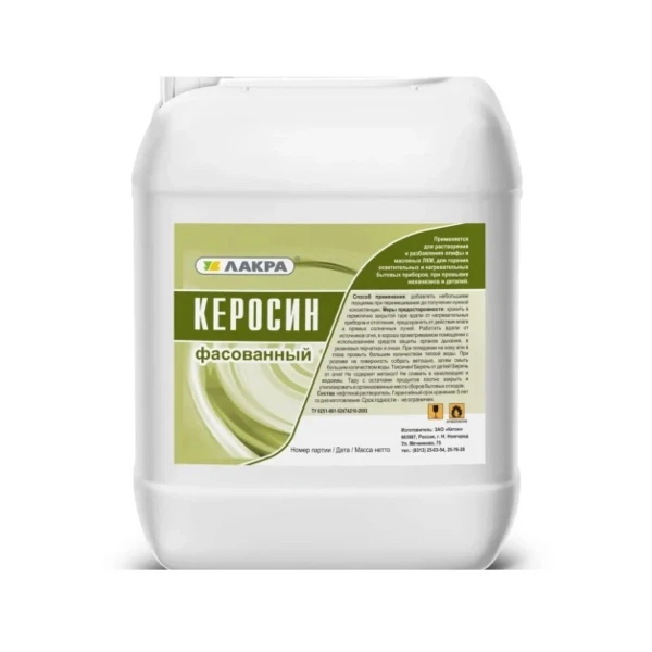 Фото для Растворитель Керосин Лакра 10 л Кетон