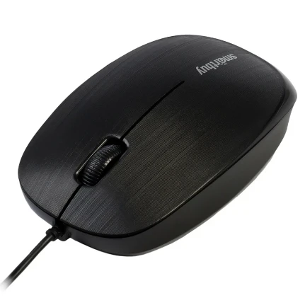 Фото для Мышь проводная Smartbuy ONE 213-K черная (SBM-213-K) 3кнопки, 1.3 м