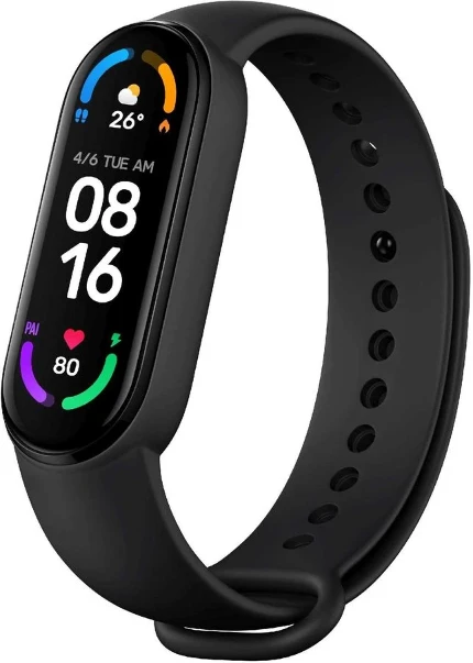 Фото для Фитнес-браслет Xiaomi Mi Band 6 XMSH15HM AMOLED корп.\x3Aчерный рем.\x3Aчерный (BHR4951GL)