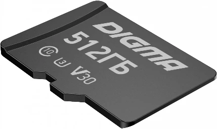 Фото для Карта памяти Micro-SD 512Gb Class 10, Digma CARD30 V30 + adapter DGFCA512A03
