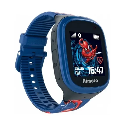 Фото для Умные часы AIMOTO SPIDER-MAN 9301101 KNOPKA 2G, корпус - черный, ремешок - SPIDER-MAN Android 4.4.2 и выше, iOS 8 и вышe, GPS, L