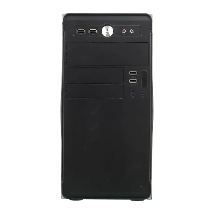 Фото для Корпус ACCORD ACC-B022 черный без БП mATX 1x80mm 1x92mm 2x120mm 4xUSB2.0 audio