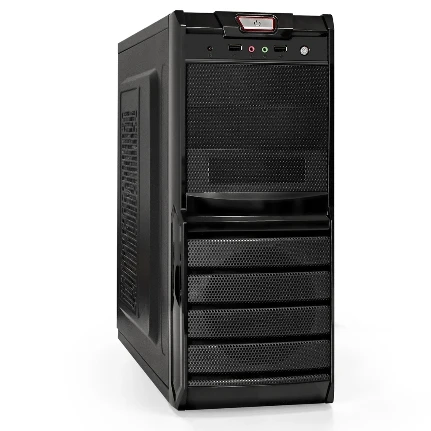 Фото для Корпус 450Вт ExeGate Miditower XP-329S-XP450 (ATX, БП XP450 с вент. 12см, 2*USB, аудио, черный)