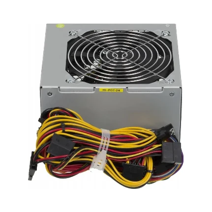 Фото для Блок питания 500Вт ACCORD ACC-500W-12 серого цвета, ATX, коррекция мощности APFC, питание МП (24+4+4pin), питание видеокарты 6+2