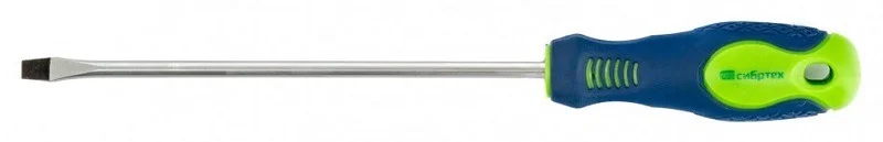 Отвертка 1*150 мм двухкомп.рукоятка.Сибртех
