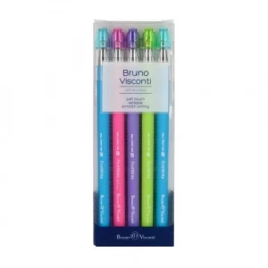 Фото для НАБОР ШАРИКОВЫХ РУЧЕК BV "FIRST WRITE.SPECIAL" 5ШТ/У СИНЯЯ