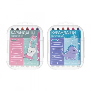 Фото для НАБОР ВОСКОВЫХ МЕЛКОВ "FUNCOLOR" 24ЦВ