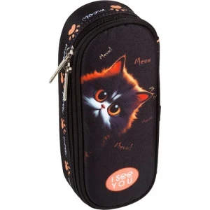 Фото для ПЕНАЛ ОБЪЕМНЫЙ С ВНУТРЕННИМ ОРГАНАЙЗЕРОМ "I SEE YOU" 21*8*5СМ