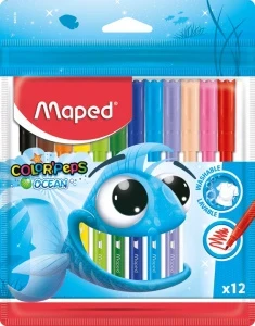 Фото для ФЛОМАСТЕPЫ "MAPED" 12ЦВ COLOR'PEPS OCEAN