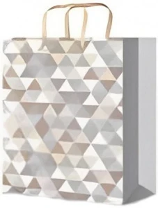 Фото для ПАКЕТ ПОДАРОЧНЫЙ 18*23*8СМ "ПАСТЕЛЬНЫЕ РОМБЫ"