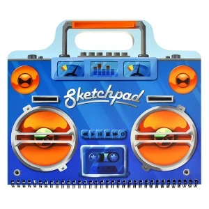 Фото для ЗАПИСНАЯ КН СКЕТЧПАД А4 60Л ГР ФЕНИКС ОФСЕТНАЯ БУМАГА 120Г/М2 7БЦ МАТОВАЯ ЛАМ ВЫРУБНАЯ РУЧКА (59744, Магнитофон)