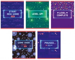Фото для ТЕТРАДЬ 48Л КЛЕТКА "LEVEL UP!" 