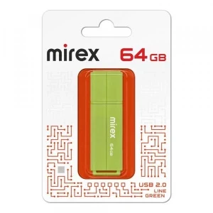 Фото для КАРТА ПАМЯТИ MIREX 64GB LINE GREEN