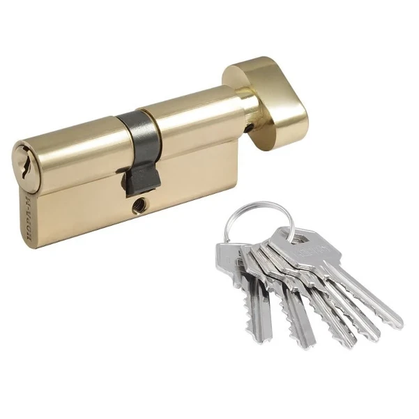 Фото для Цилиндровый механизм ЭКО Z ЛПВ-80 мм (40-40) латунь 5 кл//Н-М