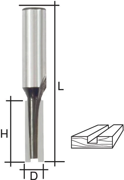 Фото для Фреза пазовая прямая D10, H20, L58//FIT